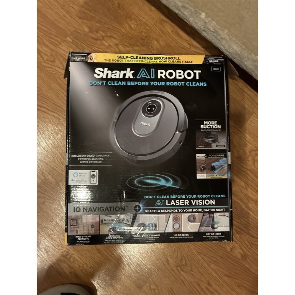 Shark AI Wi-Fi Connected Robot Vacuum with Advanced Navigation -RV2011